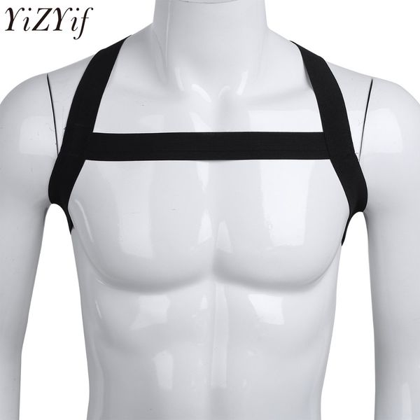 yizyif mens nylon x-shape back elastic shoulder body chest harness muscle costume belt punk bondage lingerie clubwear strap, Black
yizyif mens nylon x-shape back elastic shoulder body chest harness muscle costume belt punk bondage lingerie clubwear strap, Black