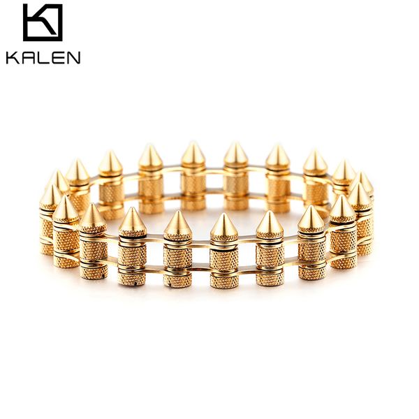 bullet bracelet men large 21-23cm resizable 4 colors titanium punk bike metal trendy bracelets male jewelry kalen, Golden;silver
bullet bracelet men large 21-23cm resizable 4 colors titanium punk bike metal trendy bracelets male jewelry kalen, Golden;silver