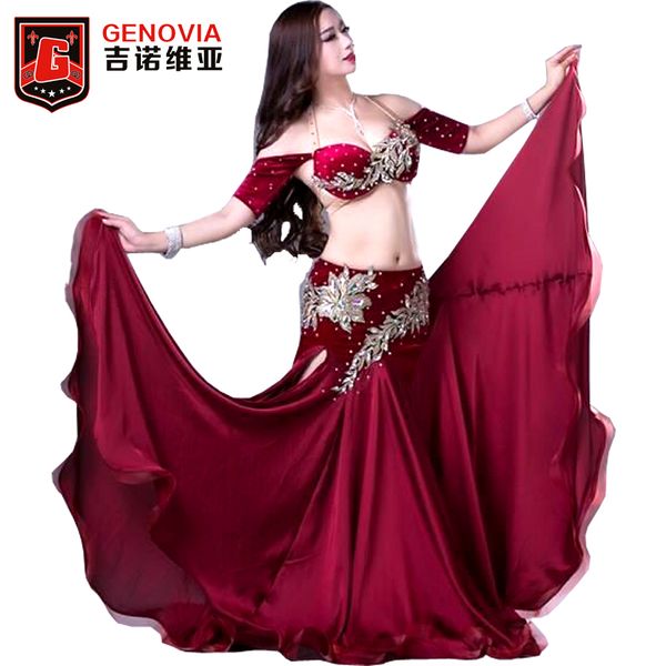 women professional belly dance costumes ladies elegance oriental dance outfits bellydance beaded bra long skirt suit, Black;red
women professional belly dance costumes ladies elegance oriental dance outfits bellydance beaded bra long skirt suit, Black;red
