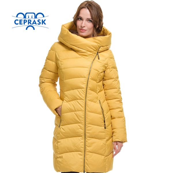 ceprask 2017 women winter jacket plus size long fashionable women's winter coat hooded warm down jacket parka, Black
ceprask 2017 women winter jacket plus size long fashionable women's winter coat hooded warm down jacket parka, Black