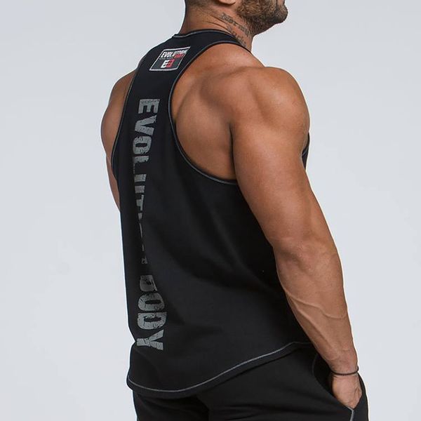 mens bodybuilding tank gyms fitness cotton sleeveless t shirt crossfit clothing golds stringer singlet man casual print cool vest, White;black
mens bodybuilding tank gyms fitness cotton sleeveless t shirt crossfit clothing golds stringer singlet man casual print cool vest, White;black