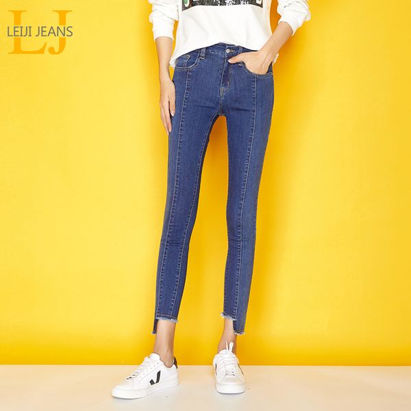 new autumn high street plus size l panelled spliced light blue mid waist cut skinny pencil elastic jeans women 7264
new autumn high street plus size l panelled spliced light blue mid waist cut skinny pencil elastic jeans women 7264