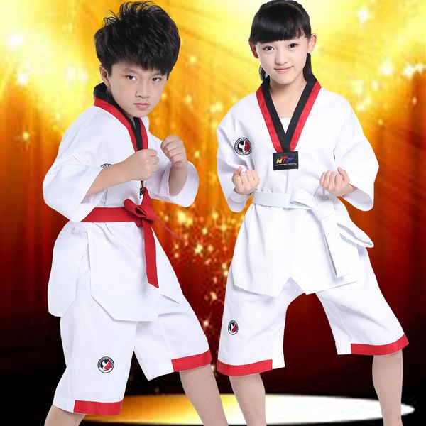 authentic taekwondo suits children pure cotton long-sleeved / short sleeve tae kwon do training costume competition attire, Blue
authentic taekwondo suits children pure cotton long-sleeved / short sleeve tae kwon do training costume competition attire, Blue