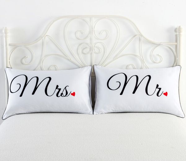 couple pillow case white and black printing home decorative pillow cover pillowcases 2 pcs in one lot
couple pillow case white and black printing home decorative pillow cover pillowcases 2 pcs in one lot