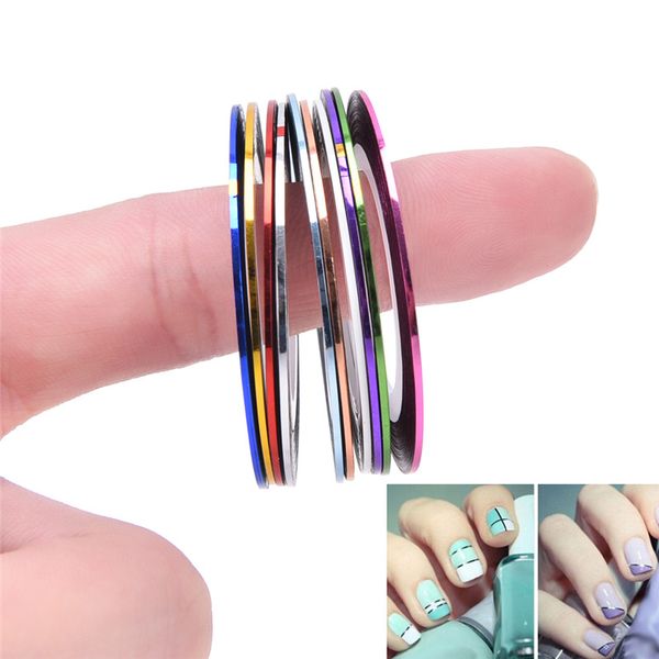 jetting 10/30 rolls nail striping tape decal diy 3d variety nail art tips decorations line foil sticker mixed color, Black
jetting 10/30 rolls nail striping tape decal diy 3d variety nail art tips decorations line foil sticker mixed color, Black