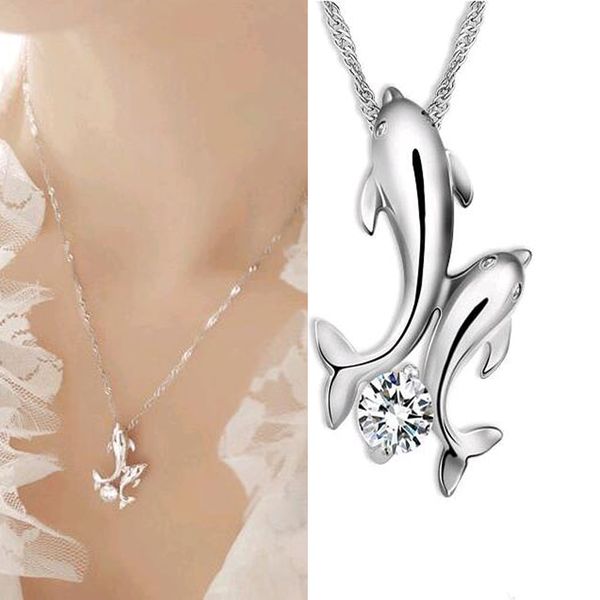famshin cute silver plated double dolphin rhinestone short-chain necklace women fashion jewelry wholesale
famshin cute silver plated double dolphin rhinestone short-chain necklace women fashion jewelry wholesale