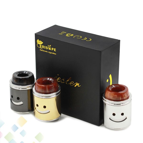 Original Jocker RDA Atomizer by Serisvape with colorful resin drip tip smile face Vape Tank Electronic Cigarette DHL Free
Original Jocker RDA Atomizer by Serisvape with colorful resin drip tip smile face Vape Tank Electronic Cigarette DHL Free