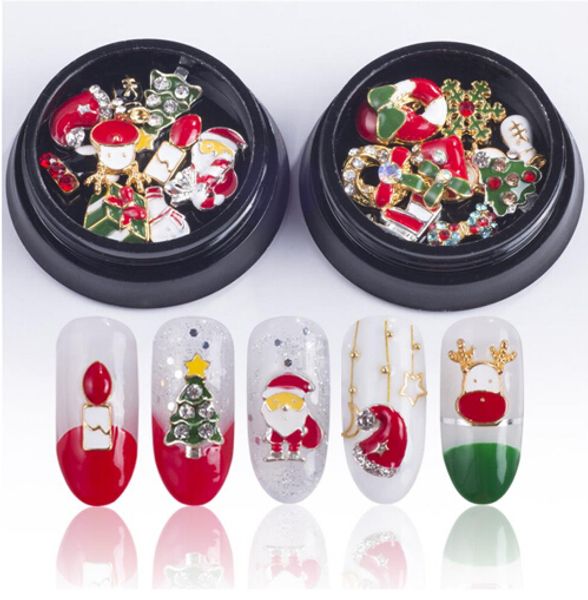 10 designs/box christmas xmas tree snowman nail art decorations alloy metal diy 3d nail rhinestones accessories jewelry tools, Silver;gold
10 designs/box christmas xmas tree snowman nail art decorations alloy metal diy 3d nail rhinestones accessories jewelry tools, Silver;gold