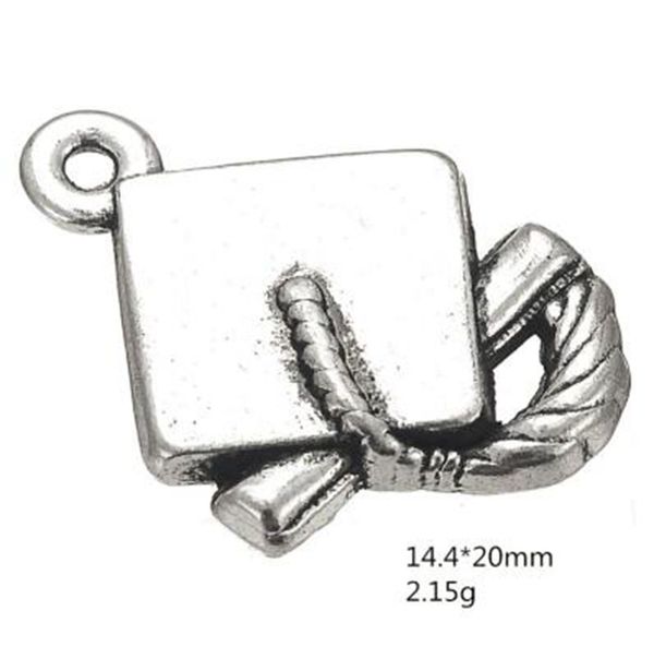 2021 antique silver plated & gold color class of graduation doctoral hat pendant charms other customized jewelry, Bronze;silver
2021 antique silver plated & gold color class of graduation doctoral hat pendant charms other customized jewelry, Bronze;silver