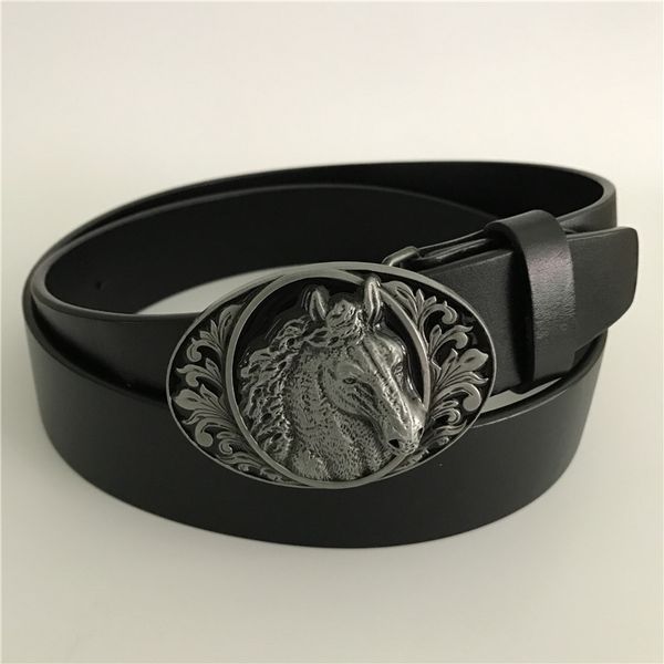retail 2 colors genuine leather belt for luxury men oval 3d silver horse head metal buckle fashion mens belts jeans accessories, Black;brown
retail 2 colors genuine leather belt for luxury men oval 3d silver horse head metal buckle fashion mens belts jeans accessories, Black;brown