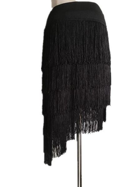 female practice latin dance skirt new professional tassel half skirt latin group art examination training half skirts, Black;red
female practice latin dance skirt new professional tassel half skirt latin group art examination training half skirts, Black;red