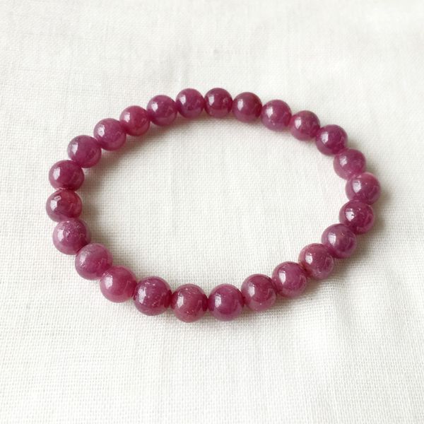natural genuine purple red ruby stretch finish bracelet round beads 7mm 05185, Black
natural genuine purple red ruby stretch finish bracelet round beads 7mm 05185, Black