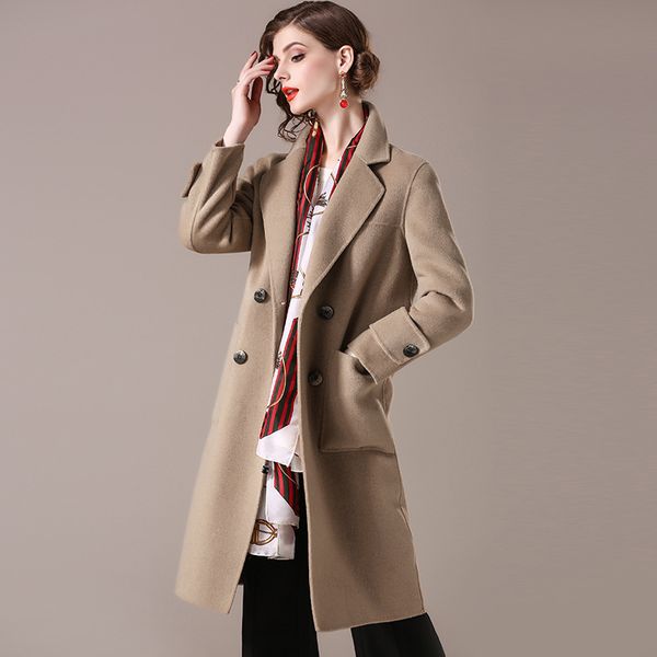 british style women wool long woolen coat pockets double-breasted winter windbreaker coat elegant female suit collar coats, Tan;black
british style women wool long woolen coat pockets double-breasted winter windbreaker coat elegant female suit collar coats, Tan;black