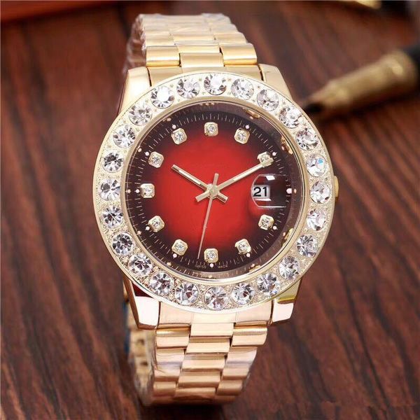 relogio Gold Luxury 18K Automatic Iced Out Watch Mens Brand Watch Daydate President Wristwatch Red Business Reloj Big Diamond Watches men
relogio Gold Luxury 18K Automatic Iced Out Watch Mens Brand Watch Daydate President Wristwatch Red Business Reloj Big Diamond Watches men