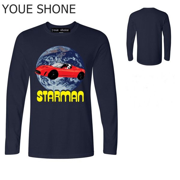 men elon musk spacex to mars starman car t-shirt astronaut heavy falcon rocket tshirt homme tesla roadster tees men's long sleeve polos, White;black
men elon musk spacex to mars starman car t-shirt astronaut heavy falcon rocket tshirt homme tesla roadster tees men's long sleeve polos, White;black