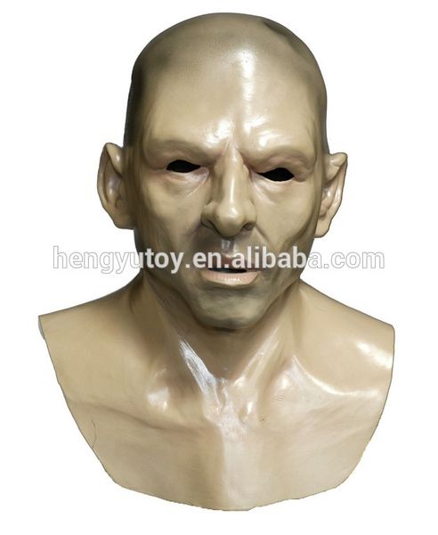 realistic fancy dress stag party latex human hard man slicone bald head mask 
realistic fancy dress stag party latex human hard man slicone bald head mask