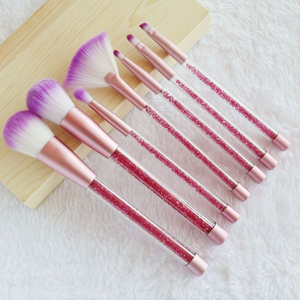crystal liquid quicksand/diamond handle 7pcs makeup brushes set for eye shadow highlighter foundation cosmetics with pvc bag dhl free
crystal liquid quicksand/diamond handle 7pcs makeup brushes set for eye shadow highlighter foundation cosmetics with pvc bag dhl free