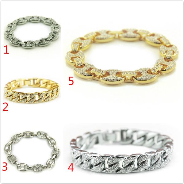 18K Gold Plated Men Charm Simulated Diamond Miami Cuban Bracelets Iced Out Bling Rhinestone Chains Hip Hop Jewelry men 20cm
18K Gold Plated Men Charm Simulated Diamond Miami Cuban Bracelets Iced Out Bling Rhinestone Chains Hip Hop Jewelry men 20cm