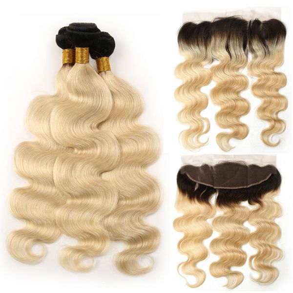Colored 1b 613 lace frontal clo ure with bundle body wave virgin brazilian peruvian human hair weave clo ure ombre blonde full frontal
Colored 1b 613 lace frontal clo ure with bundle body wave virgin brazilian peruvian human hair weave clo ure ombre blonde full frontal