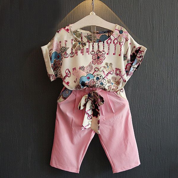 summer toddler baby girls outfits clothes short sleeve t-shirt + pants shorts 2017 new, White
summer toddler baby girls outfits clothes short sleeve t-shirt + pants shorts 2017 new, White