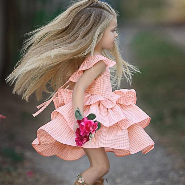 fashion toddler baby girl plaid straps outfits ruffles sleeveless sundress wedding dress christening clothes baby party dress, White
fashion toddler baby girl plaid straps outfits ruffles sleeveless sundress wedding dress christening clothes baby party dress, White