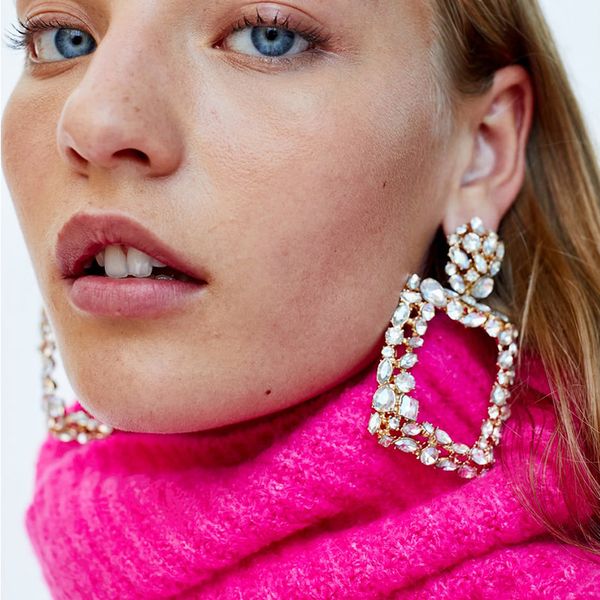 dvacaman big rectangle crystal drop earrings women trendy 2018 geometric pendant earrings wedding party jewelry christmas ah0, Silver
dvacaman big rectangle crystal drop earrings women trendy 2018 geometric pendant earrings wedding party jewelry christmas ah0, Silver