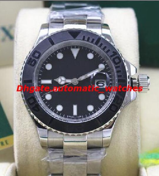 2 style luxury wristwatch stainless steel bracelet 40mm black dial 18kt white gold 116655 new automatic mechanical men watches
2 style luxury wristwatch stainless steel bracelet 40mm black dial 18kt white gold 116655 new automatic mechanical men watches