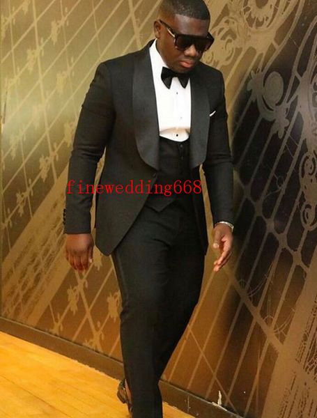 one button groomsmen shawl lapel groom tuxedos black brothers wedding/prom/dinner man blazer(jacket+pants+tie+vest) n04, Black;gray
one button groomsmen shawl lapel groom tuxedos black brothers wedding/prom/dinner man blazer(jacket+pants+tie+vest) n04, Black;gray
