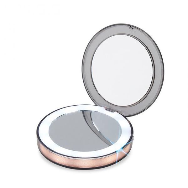 led lighted mini makeup mirror 3x magnifying compact travel portable sensing lighting makeup mirror green/pink/rose gold
led lighted mini makeup mirror 3x magnifying compact travel portable sensing lighting makeup mirror green/pink/rose gold
