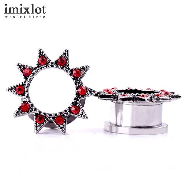 flower shape rhinstone flared flesh tunnel ear plugs stainless steel ear expander gauge body piercing jewelry orelha cartilagem, Slivery;golden
flower shape rhinstone flared flesh tunnel ear plugs stainless steel ear expander gauge body piercing jewelry orelha cartilagem, Slivery;golden