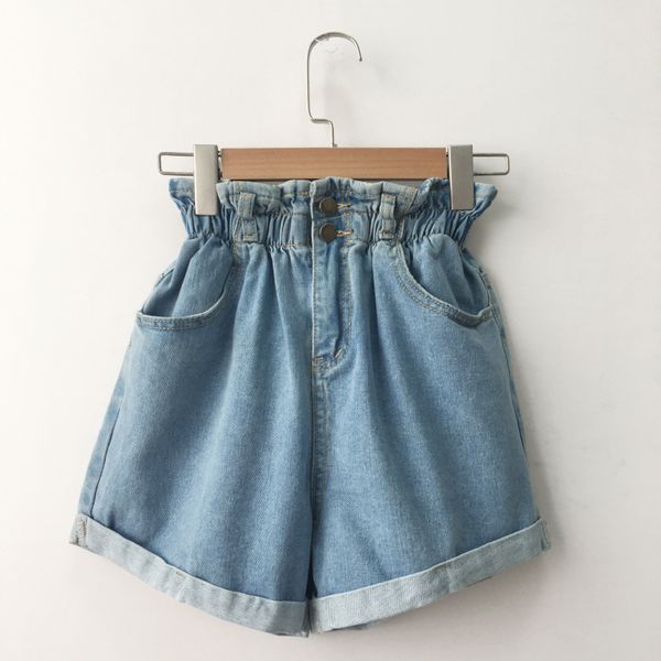 elastic waisted crimping denim shorts women high waist beach jeans shorts streetwear pockets wide leg short pants 2018, White;black
elastic waisted crimping denim shorts women high waist beach jeans shorts streetwear pockets wide leg short pants 2018, White;black