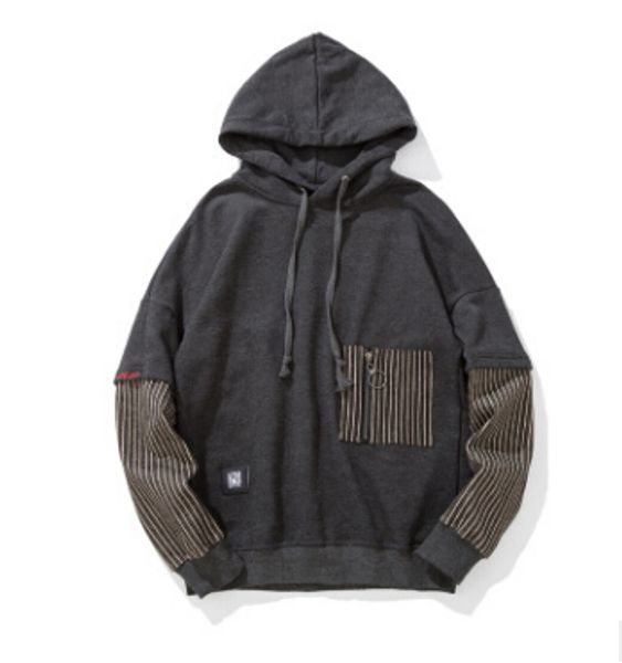 Mens Clothing Fake Two Pieces Hoodies Spring Autumn Pullovers With Pocket High Street Sports Sweatshirts Tops
Mens Clothing Fake Two Pieces Hoodies Spring Autumn Pullovers With Pocket High Street Sports Sweatshirts Tops