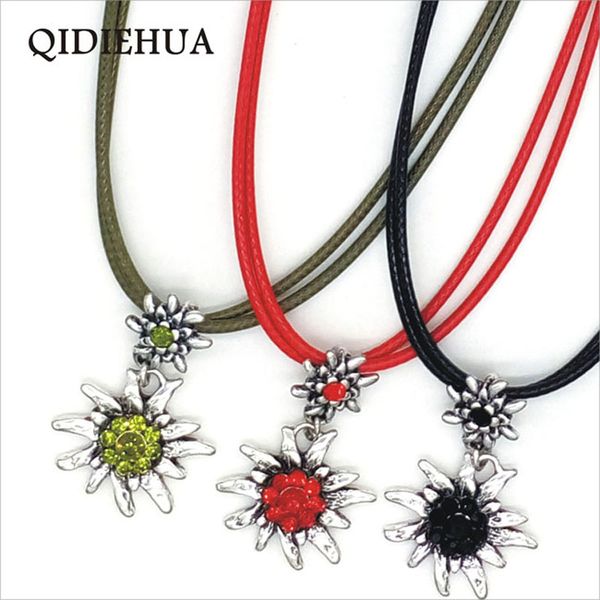2018 vintage silver edelweiss necklace pendant for women multicolor korean rope oktoberfest statement necklace jewelry wholesale, Golden;silver
2018 vintage silver edelweiss necklace pendant for women multicolor korean rope oktoberfest statement necklace jewelry wholesale, Golden;silver