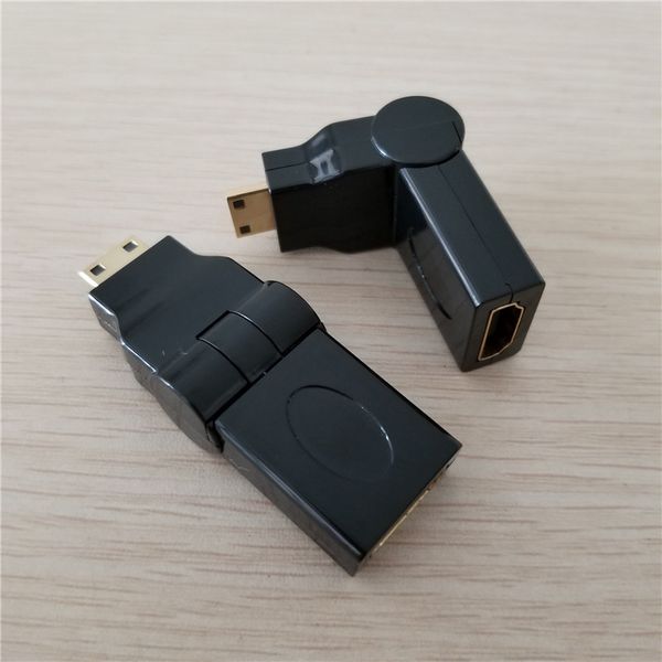 10pcs/lot 360 degree hdmi type a female to mini hdmi male adapter black for pc mobile phone
10pcs/lot 360 degree hdmi type a female to mini hdmi male adapter black for pc mobile phone