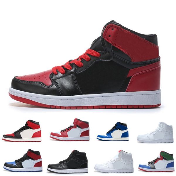 new 1 red black white men basketball shoes sports sneakers trainers wholesale running trainers outdoor 1s size 7-12
new 1 red black white men basketball shoes sports sneakers trainers wholesale running trainers outdoor 1s size 7-12
