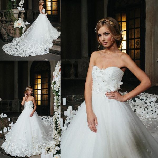 2018 страна vestios де novia скромные свадебные платья 3d цветы без бретелек милая ruched элегантные свадебные платья, White
2018 страна vestios де novia скромные свадебные платья 3d цветы без бретелек милая ruched элегантные свадебные платья, White
