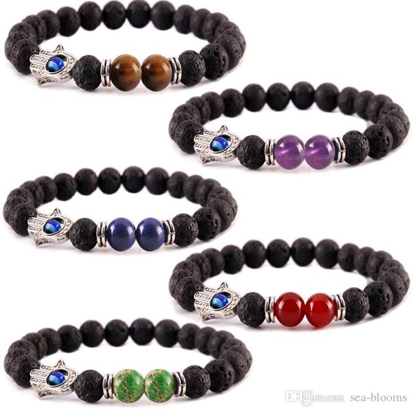 7 chakras 5 styles natural lava bracelets hamsa evil eye yoga beads bangle essential oil bracelet fashion diffuser bracelet jewelry b575sf
7 chakras 5 styles natural lava bracelets hamsa evil eye yoga beads bangle essential oil bracelet fashion diffuser bracelet jewelry b575sf