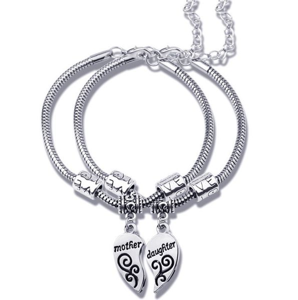 low price letter mother and daughter couple heart bracelet family love mom bracelet heart charms fashion jewelry women kids drop shipping, Golden;silver
low price letter mother and daughter couple heart bracelet family love mom bracelet heart charms fashion jewelry women kids drop shipping, Golden;silver