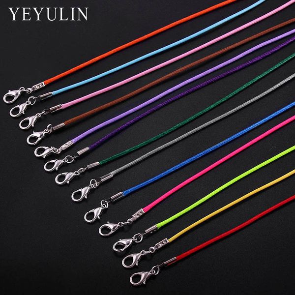 10pcs multi-color korean cotton waxed cord thread necklaces with lobster clasps necklace fashion jewelry for women, Silver
10pcs multi-color korean cotton waxed cord thread necklaces with lobster clasps necklace fashion jewelry for women, Silver