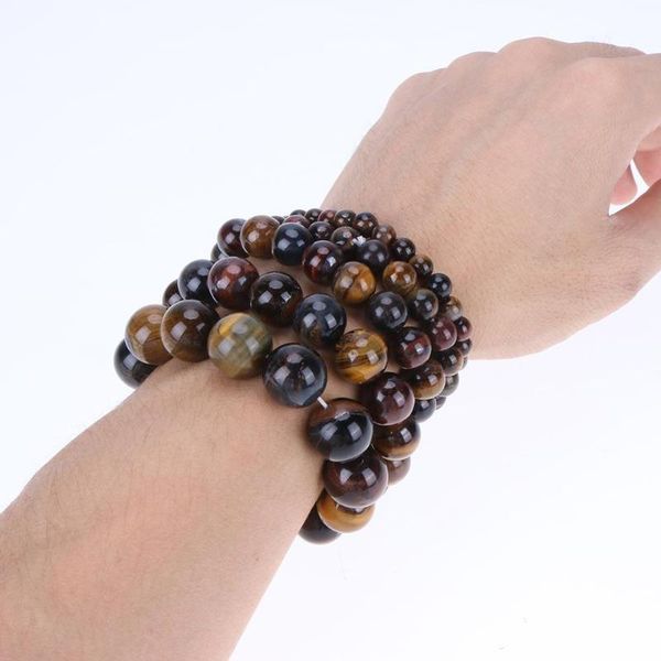 new brand tiger eye buddha bracelets natural stone round beads elasticity rope men women bracelet, Black
new brand tiger eye buddha bracelets natural stone round beads elasticity rope men women bracelet, Black