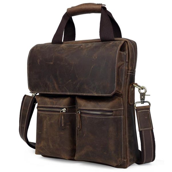 tiding retro style men vertical leather messenger bag 13 inch lapbrown handbag 1072
tiding retro style men vertical leather messenger bag 13 inch lapbrown handbag 1072