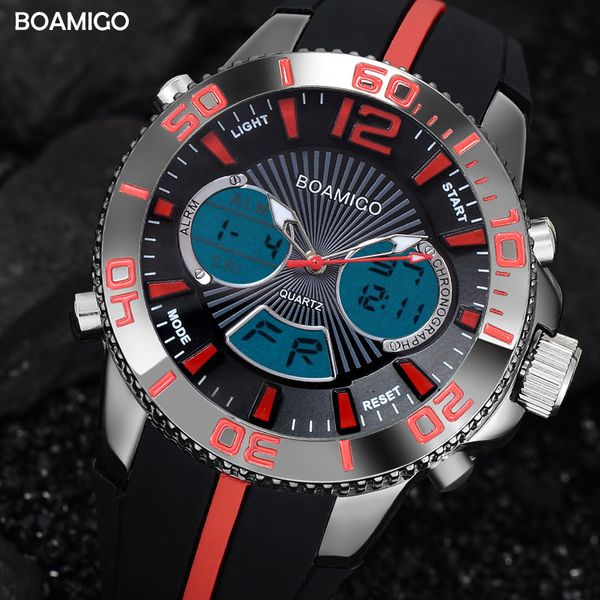 men sports watches digital watch boamigo brand quartz watch fashion and wristwatch 30m waterproof reloj hombre, Slivery;brown
men sports watches digital watch boamigo brand quartz watch fashion and wristwatch 30m waterproof reloj hombre, Slivery;brown