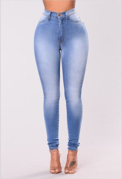 2018 european and american new fashion jeans women with small legs and long trousers high waist jeans 8044, Blue
2018 european and american new fashion jeans women with small legs and long trousers high waist jeans 8044, Blue
