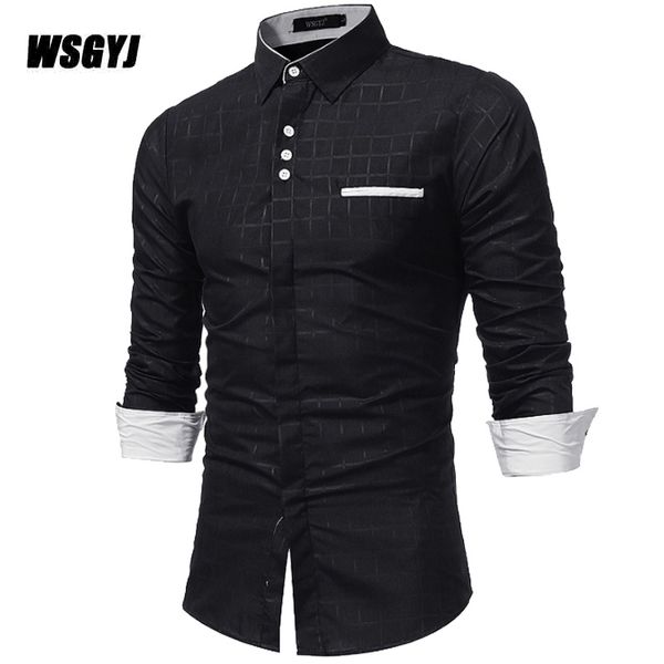 plaid shirts men 2017 brand male long sleeve shirts casual mens plaid shirt slim fit business dress mens plus size xxxl, White;black
plaid shirts men 2017 brand male long sleeve shirts casual mens plaid shirt slim fit business dress mens plus size xxxl, White;black