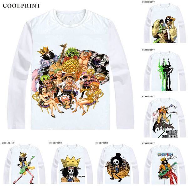 coolprint one piece t-shirts long sleeve shirts anime manga wan pisu straw hat pirates humming brook soul king burukku cosplay shirt, White;black
coolprint one piece t-shirts long sleeve shirts anime manga wan pisu straw hat pirates humming brook soul king burukku cosplay shirt, White;black
