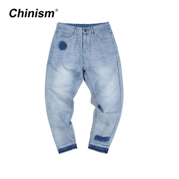 chinism white washed jeans stylish irregular geometric denim jeans men loose hip hop harem pants 1917, Blue
chinism white washed jeans stylish irregular geometric denim jeans men loose hip hop harem pants 1917, Blue