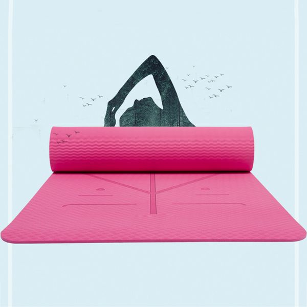 1830*610*6mm TPE Yoga Mat with Bag Non Slip Mat For Beginner Environmental Fitness Gymnastics Mats
1830*610*6mm TPE Yoga Mat with Bag Non Slip Mat For Beginner Environmental Fitness Gymnastics Mats