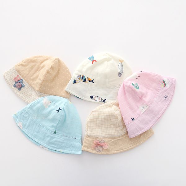 new fashion bucket hat elegant children cute double gauze print lovely hat material lightweight convenient sunhat cap, Yellow
new fashion bucket hat elegant children cute double gauze print lovely hat material lightweight convenient sunhat cap, Yellow