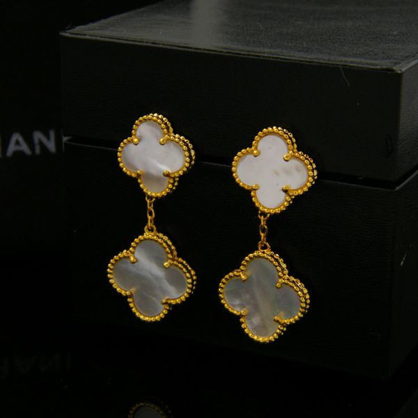 Top brass material paris design drop earring with double flowers and nature shell and agate stone for women earring jewelry gift brand nam
Top brass material paris design drop earring with double flowers and nature shell and agate stone for women earring jewelry gift brand nam
