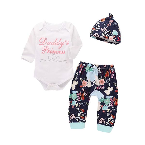 3pcs newborn infant baby girl outfits clothes romper bodysuit pants leggings set, White
3pcs newborn infant baby girl outfits clothes romper bodysuit pants leggings set, White